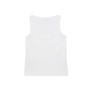 Mint Velvet White Cotton Blend Square Neck Vest